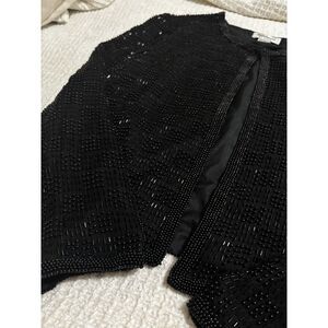 Mark & John by Gopal M VTG Silk Beaded Jacket Luxury Whimsigoth Fairygrunge Goth